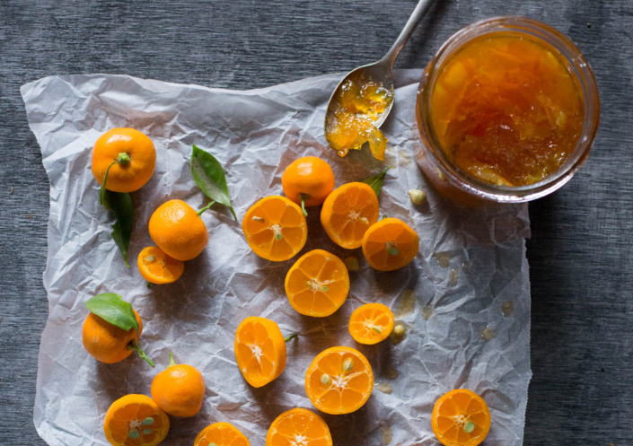 Cumquat and blood orange marmalade